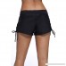 Womens Solid Swim Shorts Stretch Board Shorts Swimsuit Bottoms Boyshorts Tankini Black B07P6M1H7N